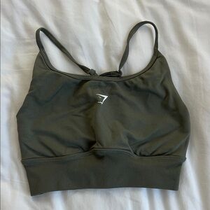 Gymshark Dark Green Sports Bra